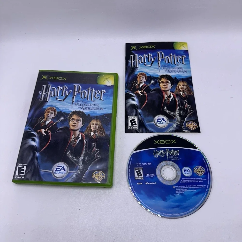 Harry Potter and the Prisoner of Azkaban (Microsoft‎ Xbox, 2004) COMPLETE